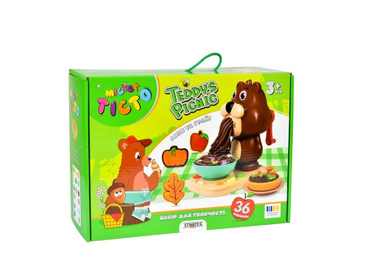 Набор для творчества Мистер тесто Teddy's Picnic на украинском языке (41033) купить в интернет магазине подарков ПраздникШоп