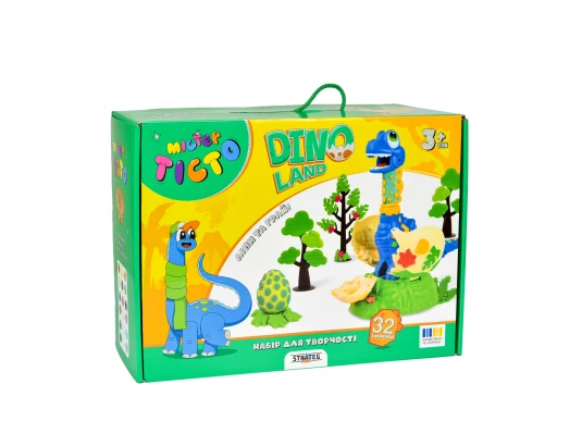 Набор для творчества Мистер тесто Dino Land на украинском языке (41035) купить в интернет магазине подарков ПраздникШоп