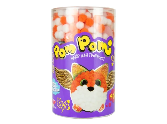 Набор для творчества Pom pom Фокси на украинском языке (32017) купить в интернет магазине подарков ПраздникШоп