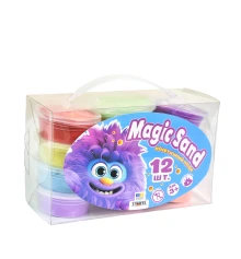 Набор кинетического песка "Magic sand" 12 шт. (39405) купить в интернет магазине подарков ПраздникШоп