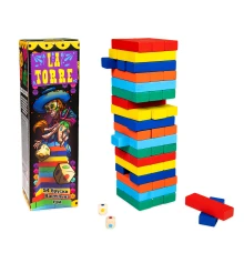 Настольная игра La Torre джанга 54 бруска на украинском языке (30758) купить в интернет магазине подарков ПраздникШоп