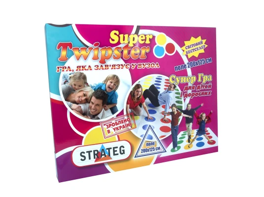 Развлекательная игра Твистер Super Twipster на украинском языке (11386) купить в интернет магазине подарков ПраздникШоп