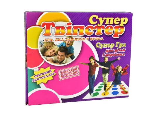 Развлекательная игра Твистер Супер Твипстер на украинском языке (379) купить в интернет магазине подарков ПраздникШоп