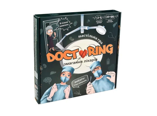 Настольная игра Doctoring - соревнования врачей на украинском языке (30916) купить в интернет магазине подарков ПраздникШоп