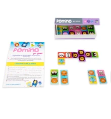 Настольная игра Domino Limited edition зверята на украинском языке (30327) купить в интернет магазине подарков ПраздникШоп