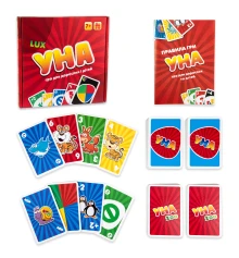 Настольная игра УНА Lux на украинском языке (30517) купить в интернет магазине подарков ПраздникШоп