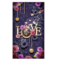 Картина по номерам Love flowers размером 50х25 см (WW240) купить в интернет магазине подарков ПраздникШоп