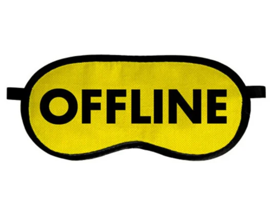 Маска для сна "Offline" купить в интернет магазине подарков ПраздникШоп