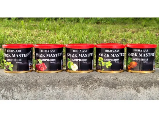 Набір ароматичної тріски для копчення напоїв SMØK MASTER (5 смаків) — Вишня, Вільха, Яблуня, Бук, Дуб купить в интернет магазине подарков ПраздникШоп