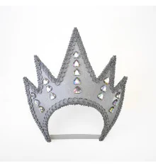 Корона Снежной королевы (серебряная) купить в интернет магазине подарков ПраздникШоп