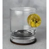 Стакан для виски с биткоином