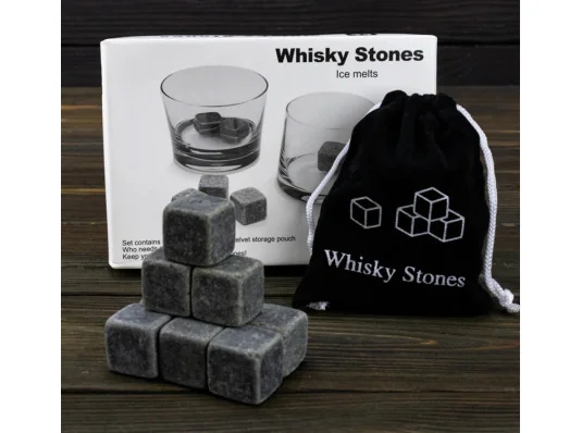 Камені для віскі Whiskey Stones купить в интернет магазине подарков ПраздникШоп