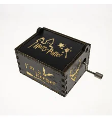 Музыкальная шкатулка винтажная Гарри Поттер 9 и 3/4 (черная) купить в интернет магазине подарков ПраздникШоп