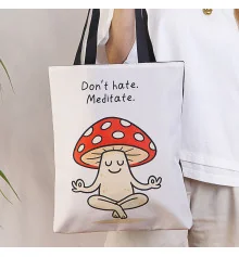 Сумка жіноча тканинна Original Don't hate. Maditate купить в интернет магазине подарков ПраздникШоп