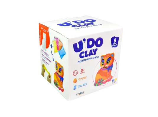 Набор для творчества "Котик U'DO Clay" (30747) купить в интернет магазине подарков ПраздникШоп
