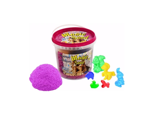 Кинетический песок Magic Sand розовый в ведре 1 кг (372-3) купить в интернет магазине подарков ПраздникШоп