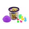 Кинетический песок Magic Sand сиреневый в ведре 1 кг (372-4)