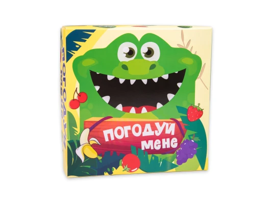 Настольная игра Покорми меня - Крокодил на украинском языке 30379 купить в интернет магазине подарков ПраздникШоп