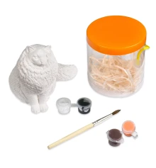 Набор для творчества Гипсовая раскраска. Котик (30943) купить в интернет магазине подарков ПраздникШоп