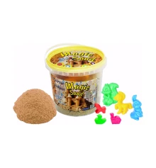Кинетический песок Magic Sand классический в ведре 1 кг (372-1) купить в интернет магазине подарков ПраздникШоп