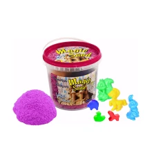 Кинетический песок Magic Sand розовый в ведре 1 кг (372-3) купить в интернет магазине подарков ПраздникШоп