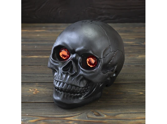 Череп копилка Мистик M 13790 (черный) купить в интернет магазине подарков ПраздникШоп