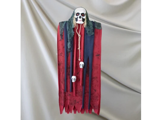 Декор для хэллоуина Смерть (130см) красный 13792 купить в интернет магазине подарков ПраздникШоп