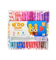 Набор для творчества "U'DO Clay 51 шт." брикет 6 г (30921) купить в интернет магазине подарков ПраздникШоп
