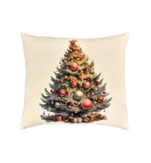 Подушка из микровелюра «Новогодняя ёлка» 35*40 см (61161) купить в интернет магазине подарков ПраздникШоп