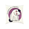 Подушка мікровелюр Задумливий муркотик 35*35 см (61007)