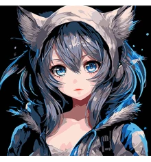 Картина по номерам ПРЕМИУМ Мир аниме девочки на черном фоне размером 30х30 см (SH3030-2) купить в интернет магазине подарков ПраздникШоп