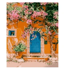 Картина по номерам ПРЕМИУМ Крыльцо прованса размером 40х50 см (GS1268) купить в интернет магазине подарков ПраздникШоп