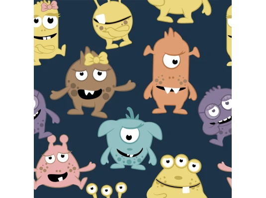 Картина по номерам ПРЕМИУМ Забавные монстрики с лаком и с уровнем размером 30х30 см (ES-0822) купить в интернет магазине подарков ПраздникШоп