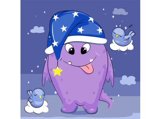 Картина по номерам ПРЕМИУМ Призрак с лаком и с уровнем размером 30х30 см (ES-0842) купить в интернет магазине подарков ПраздникШоп