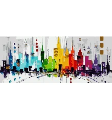 Картина по номерам ПРЕМИУМ Поп-арт Нью-Йорк размером 50х25 см (WW023) купить в интернет магазине подарков ПраздникШоп
