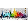 Картина за номерами ПРЕМІУМ Поп-арт Нью-Йорк розміром 50х25 см (WW023)