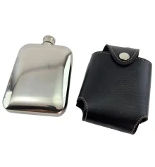 Фляга з нержавіючої сталі в чохлі на пояс (180 мл) купить в интернет магазине подарков ПраздникШоп