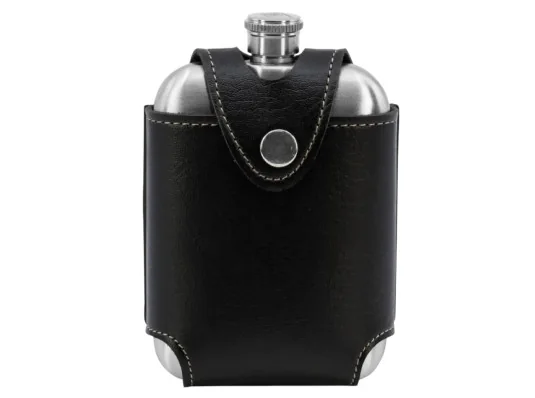 Фляга з нержавіючої сталі в чохлі на пояс (180 мл) купить в интернет магазине подарков ПраздникШоп