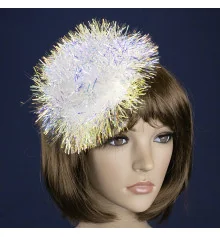 Карнавальная шляпка на заколках Блеск луны 13840 купить в интернет магазине подарков ПраздникШоп