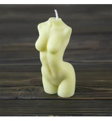 Декоративная восковая свеча силуэт Женщины 13847 (шампань) купить в интернет магазине подарков ПраздникШоп