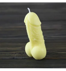 Декоративная восковая свеча Вилли 13845 (шампань) купить в интернет магазине подарков ПраздникШоп