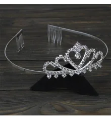 Диадема со стразами металлическая 13839 купить в интернет магазине подарков ПраздникШоп