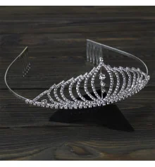 Диадема со стразами металлическая 13836 купить в интернет магазине подарков ПраздникШоп