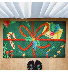 Коврик придверный с принтом "Подарок" купить в интернет магазине подарков ПраздникШоп