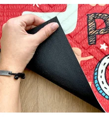 Килимок придверний з принтом "Santa, please stop here" купить в интернет магазине подарков ПраздникШоп