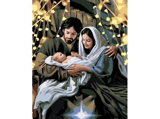 Картина по номерам Ночь рождения размером 40х50 см (VG013) купить в интернет магазине подарков ПраздникШоп