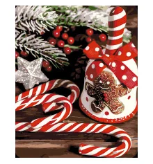 Картина по номерам Рождественский колокольчик размером 40х50 см (VG015) купить в интернет магазине подарков ПраздникШоп