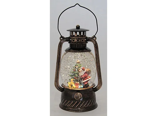 Фонарь Новогодний LED музыкальный 21см 13340 на батарейках и USB купить в интернет магазине подарков ПраздникШоп