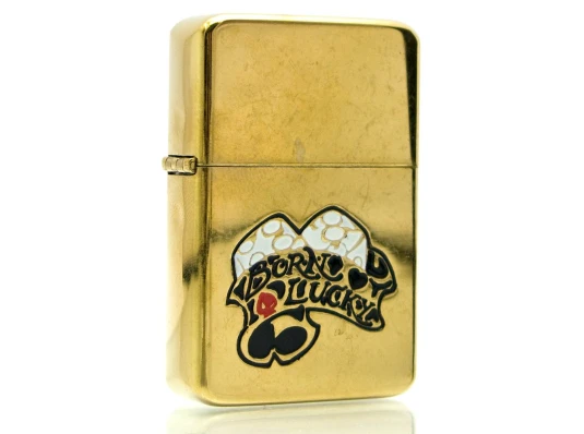 Зажигалка бензиновая «Born Luky» купить в интернет магазине подарков ПраздникШоп