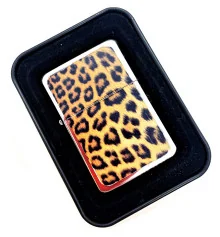 Зажигалка бензиновая«Леопард» бронзовая купить в интернет магазине подарков ПраздникШоп